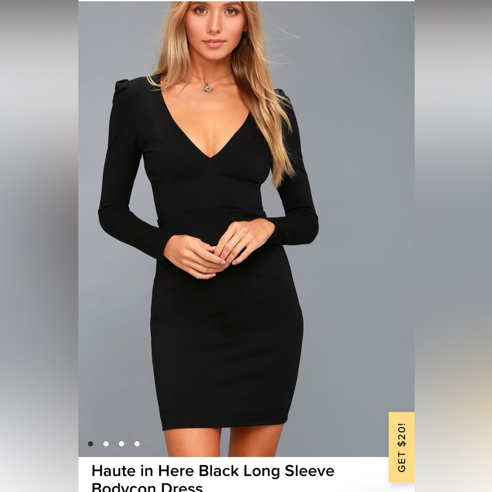 Lulus Long Sleeve Dress
